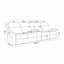 Canapé inclinable en cuir véritable 126,5 po-88998220