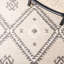 Tapis gris / noir en jute tissé à plat à la main Mabrey Southwestern-1091086485