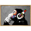 Pop Urban Street "Banksy Thinge Monkey With Head écouters-119460985-97558846-97558845