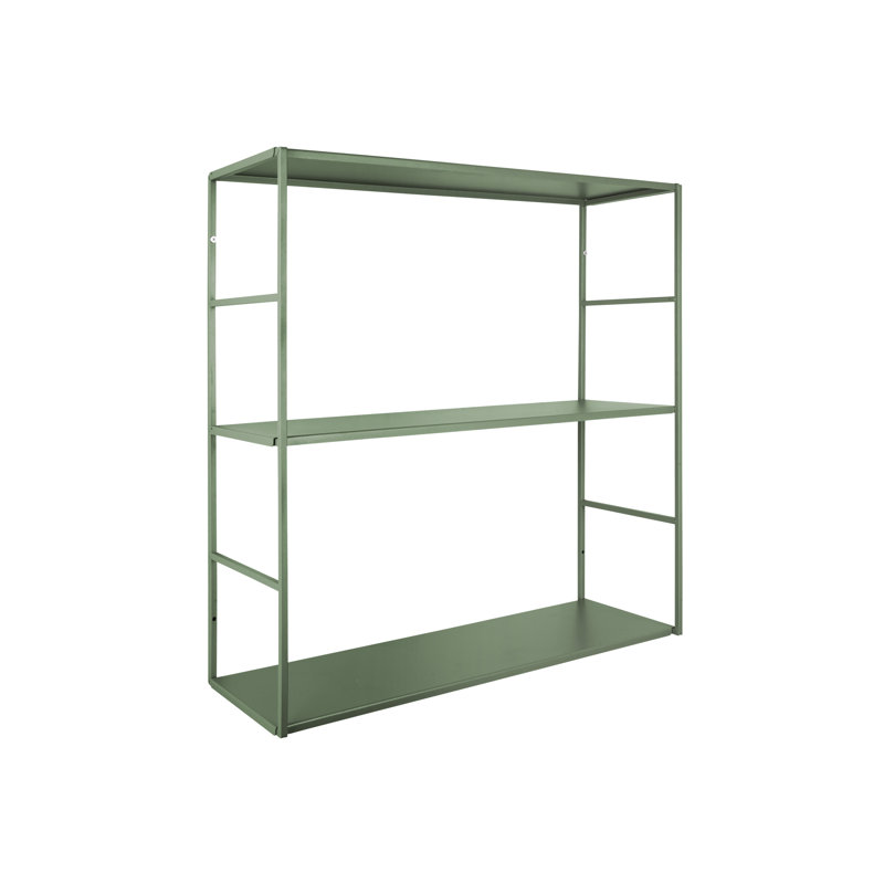 60cm W Metal Shelving Unit, Jungle Green