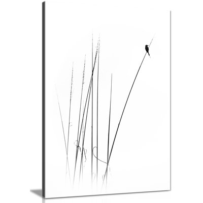 Bird Silhouette - Wrapped Canvas Print