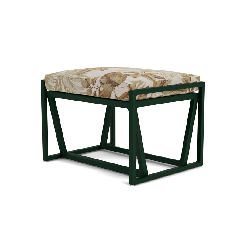 Summit Outdoor Ottoman, Woodland, Botanic Willow
