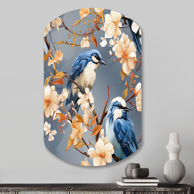 Leane - Décoration murale cylindrique irrégulière en métal, H 31 po x l 19 po