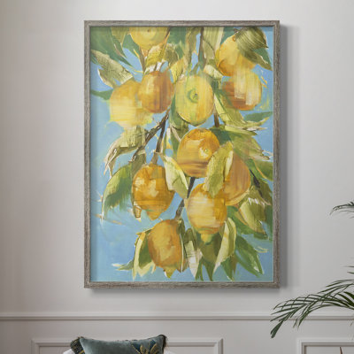Lovely Lemon Framed Print - Solid Wood