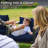 Outdoor 5-piece Patio Furniture Set With Fire Pit Table, 7-person Seating Sofa Set-1380930772