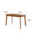 47-inch Solid Wood Kitchen Dining Table For Four