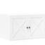 Chat - bac à litière avec espace intérieur spacieux, blanc, L 31,5 po x l 20,9 po H 19,7 po, dissimule pour l'intimité des planches de 0,5 po d'épaisseur, assemblage en 30 minutes