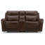 Causeuse inclinable électrique en cuir Britaney