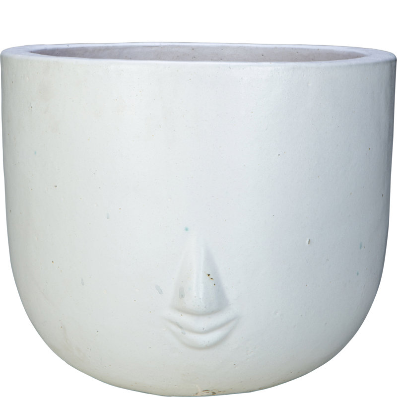 12 in. Companion Planter - Matte White, 12 in., Matte White