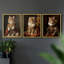 Ensemble de 3 reproductions de giclées encadrées, série royale L III - prêt à être accroché-107267759-107267761
