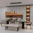 47.24" Wide Upholstered Dining Bench With Black Legs-1188993041