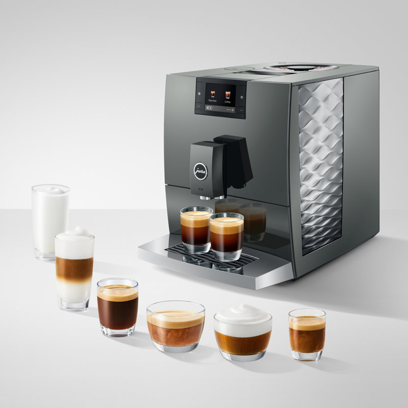 C9 Coffee And Espresso Machine, Dark Inox