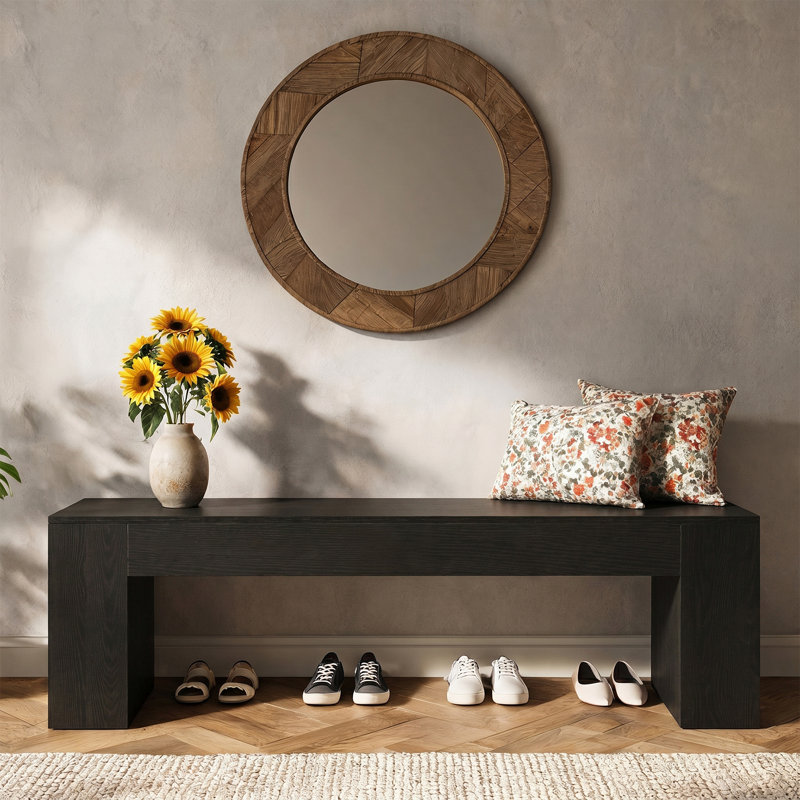 Banc de hall d'entrée 70,87 po, Black