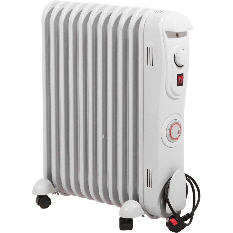 St. Helens Home & Garden 2500 Watt 8530 BTU Radiator Space Heater with Adjustable Thermostat