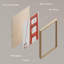 "Détail architectural du pont suspendu rouge" sur papier-98266418-98266420