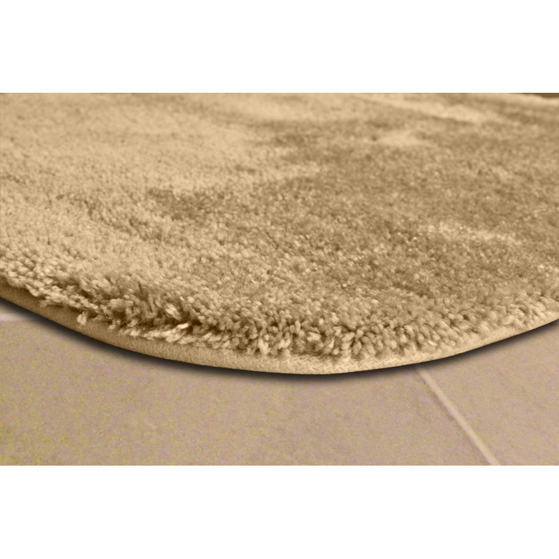 Ensemble de tapis de bain en nylon 2 pièces avec envers antidérapant Billy-Dean, Lin