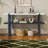 54" Modern Console Table With Rubber Wood Frame & Marble-Effect Top, Elegant Sofa Table, Retro Entryway Table, Hallway Table For Living Room Home Office-768133834