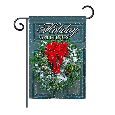 Diran Double Sided 18.5'' H x 13'' W Christmas Garden Flag