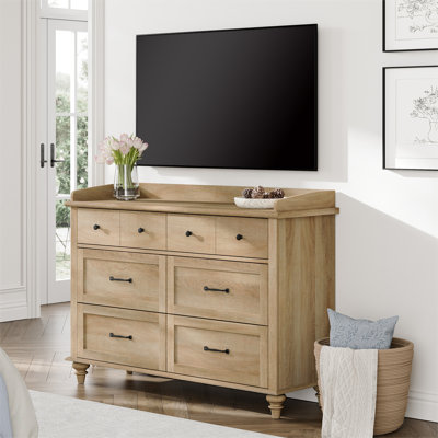 Allyssa 6 Drawer 47.2" W Dresser by Laurel Foundry Modern Farmhouse