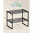 Shoe Rack, 2-Tier Shoe Storage Organizer, Metal Shoe Shelf, Holds 2-4 Pairs, Stackable For Closet, Entryway, Bedroom, 11.8 X 16.7 X 14.8 Inches-478922286-480929904