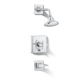 Pinstripe® Pure Rite-Temp Pressure-Balancing Bath and Shower Faucet Trim