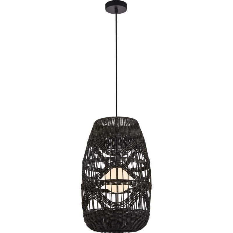 Arona 1 - Light Jar Pendant, Black