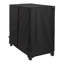Housse pour support à bûches Monterey de Modern Modern, l 96 po x l 24 po x H 42 po, noir-1225278077