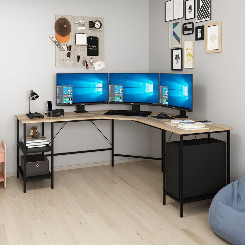 Bureau d'étudiant, Brun / Noir
