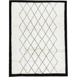 Moroccan Wool Geometric Area Rug