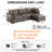 99" Leather Upholstered Sectional Sofa with Hidden Storage-387696369-387696364