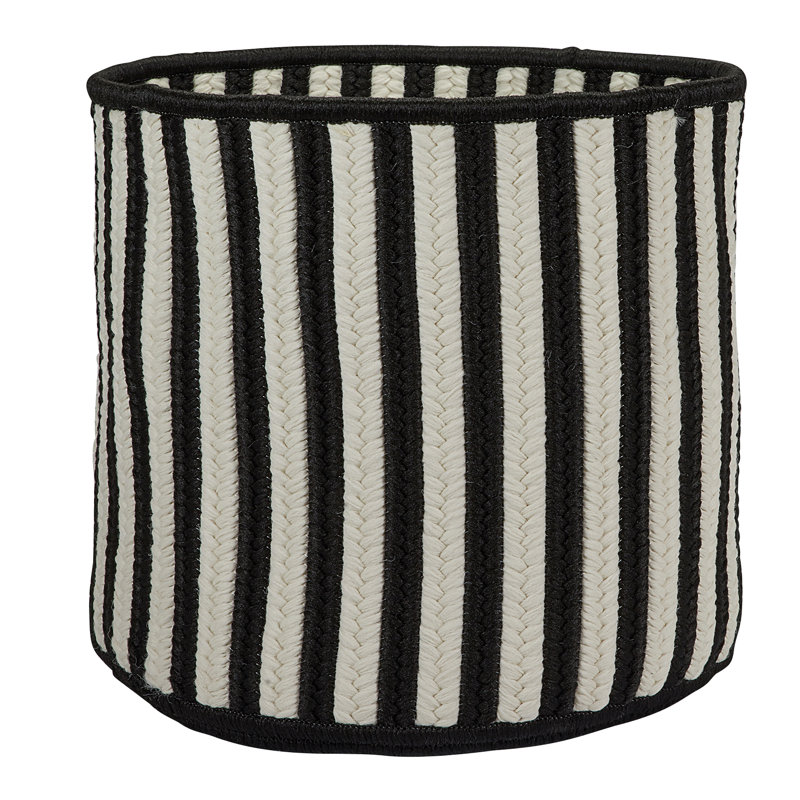 Panier Breakwater Bay, H 10 po x l 12 po x P 12 po, Noir