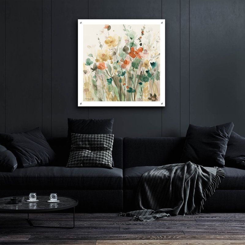 «In Full Bloom» par Carol Robinson, H 36 po x l 36 po x P 0,2 po