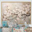 Minimalisme blanc et gris Cherry Blossom III - art mural Cherry Blossom-464749840-464749836