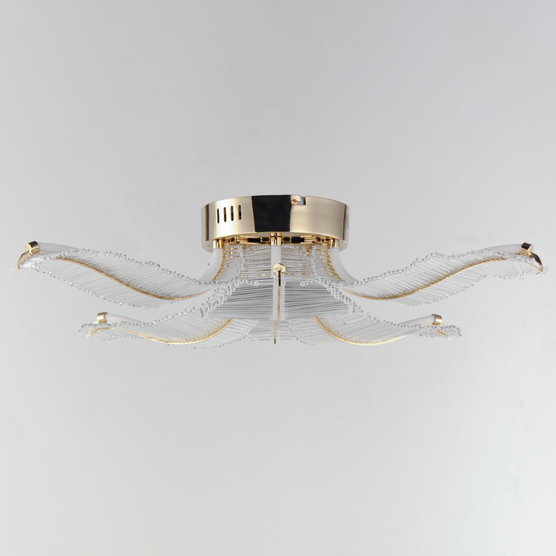 Lillet 6 - Light LED Flush Mount, Gold