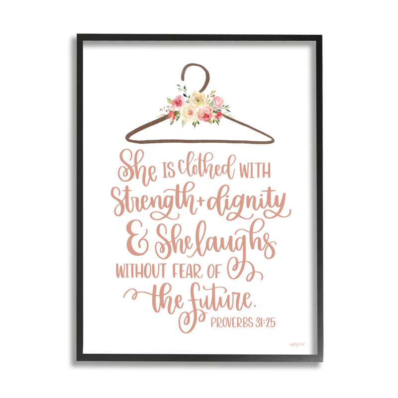 Proverbes verset édifiant, H 14 po x l 11 po x P 1,5 po, Giclée encadrée noir minuit