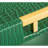 Luxury Modern Elegant 18"X12" Rectangle Crocodile Green Faux Leather Decorative Tray Ottoman Coffee Table Living Room Decor Kitchen Serving Tray With Gold Polished Metal Handles