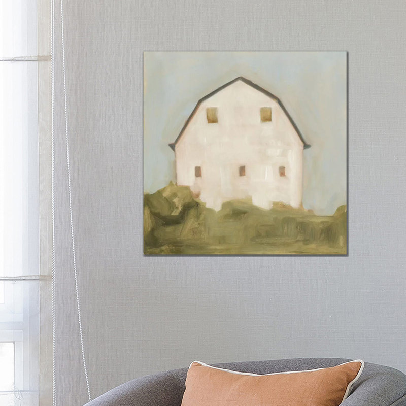 Serene Barn III by Emma Scarvey - Wrapped Canvas Painting, 66.04 cm H x 66.04 cm W x 3.175 cm D