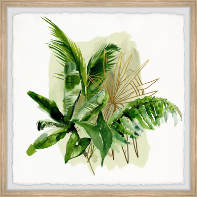 Menands Glowing Greens A 1 Piece Single Picture Frame Painting