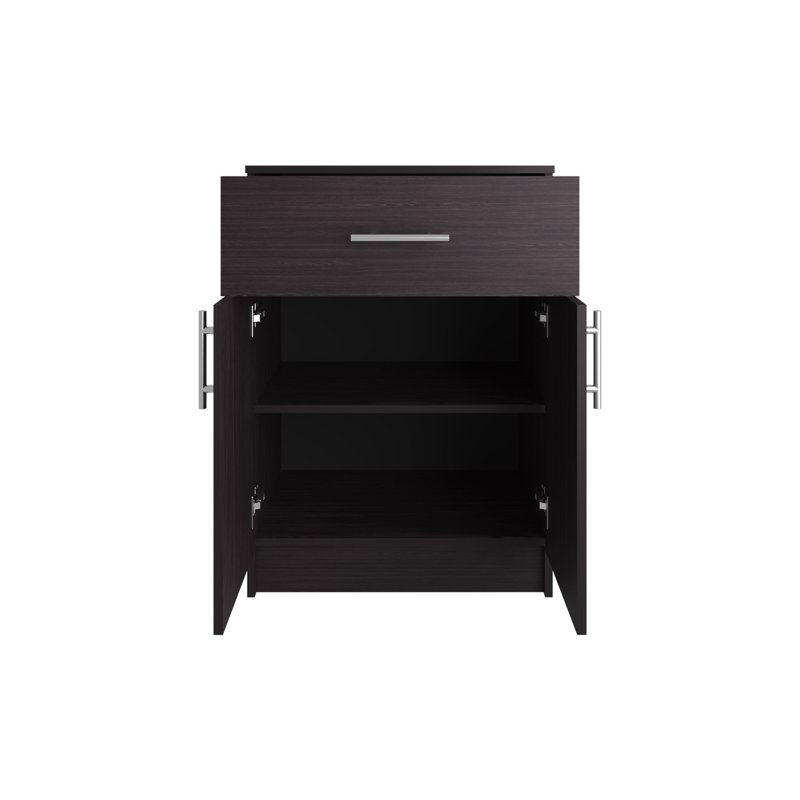 Armoire garde-manger H 33 po, un tiroir, deux tablettes intérieures, deux portes