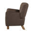 Fauteuil capitonné avec pieds en bois-1140953157
