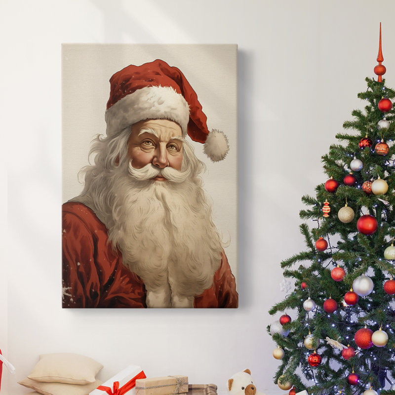 Art des Fêtes de Noël - Toile tendue avec châssis CDXCIX, H 18 po x l 12 po