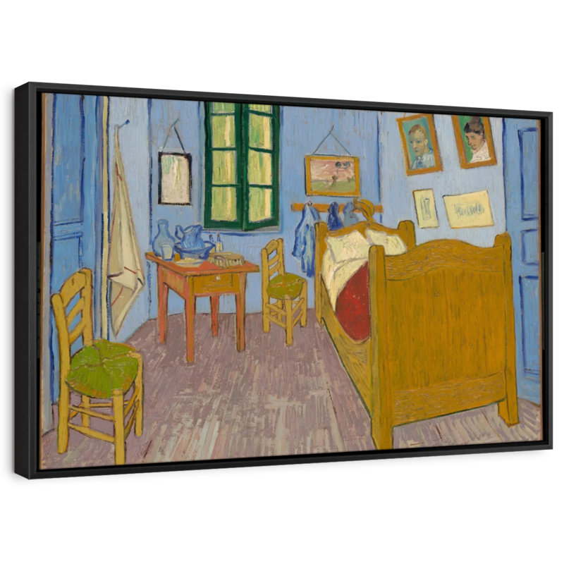Architecture «Chambre à coucher à Arles Wall Art», H 9 po x l 13 po