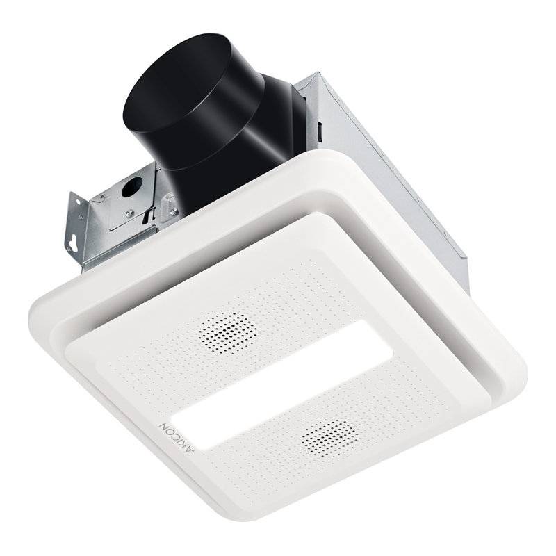 Ventilateur de salle de bain 80 pi³ / min 0,7 Sones avec haut-parleur Bluetooth
