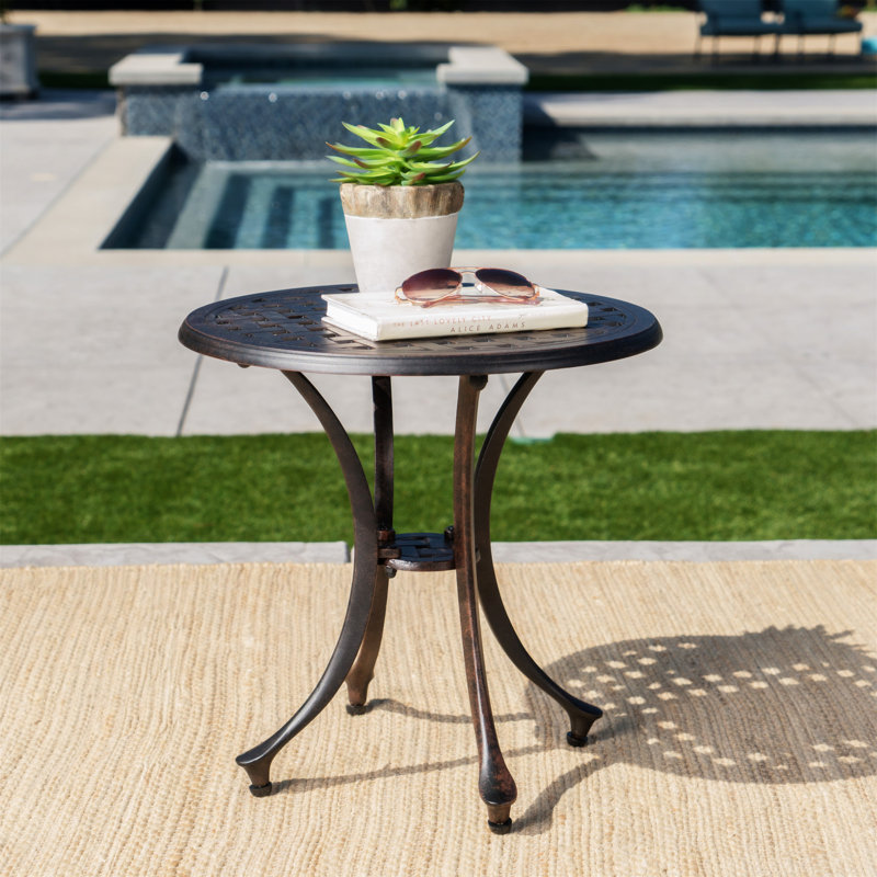 Kastner Round Outdoor Side Table ,