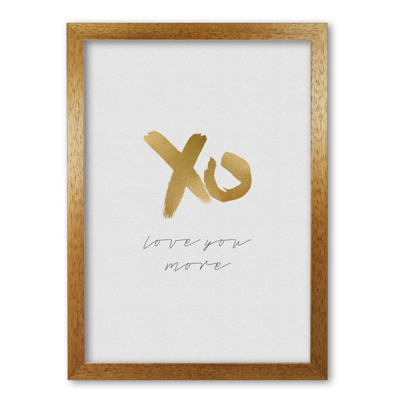 Love You More - Print, Wrapped Canvas, 42cm H x 29.7cm W x 4cm D