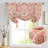 Faux Linen Farmhouse Tie up Valance-108904088-108904087