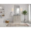 36 po X P 22 po Meuble-lavabo décalé à droite D Quartz gris Piatra (option boutons)