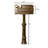 Hanford Aluminum Post Mounted Mailbox