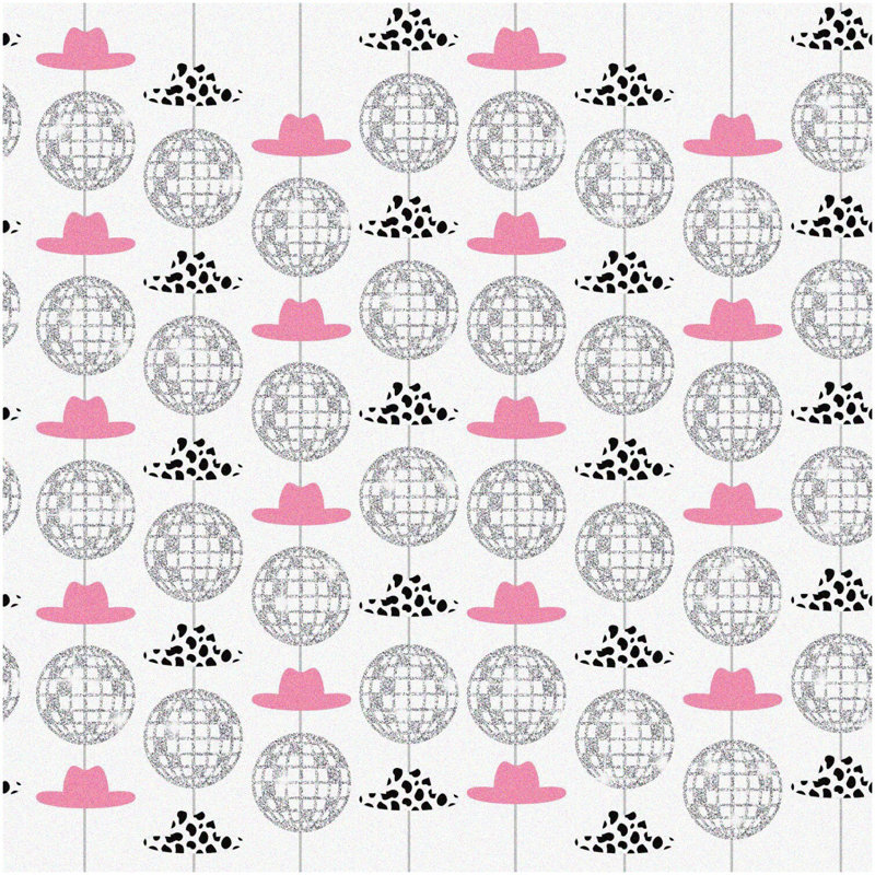 Musical Notes Birthday Bash Banner Black Garland