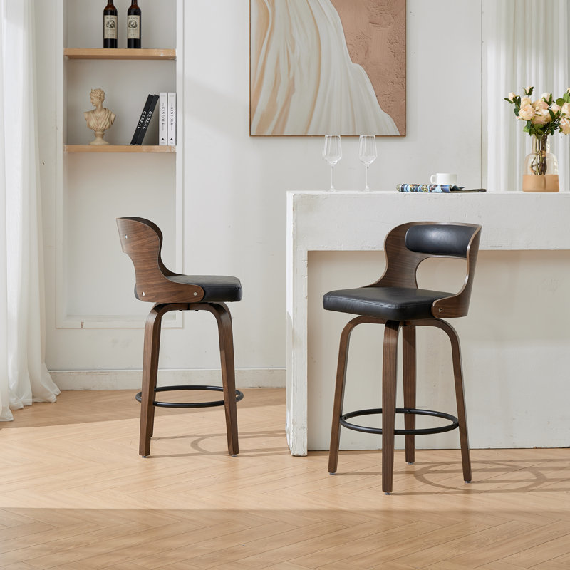 Swivel Counter & Bar Stools, Black